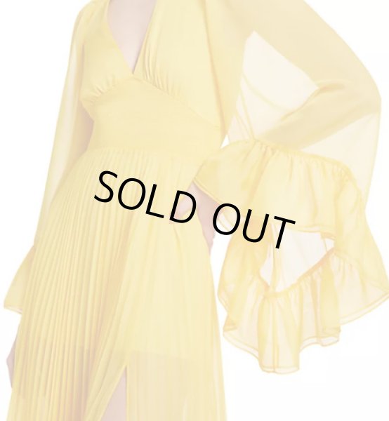 画像4: 【ニッキーヒルトン愛用】Alice + Olivia アリスアンドオリビア　Selene ロングスリーブマキシドレス  01271 (4)