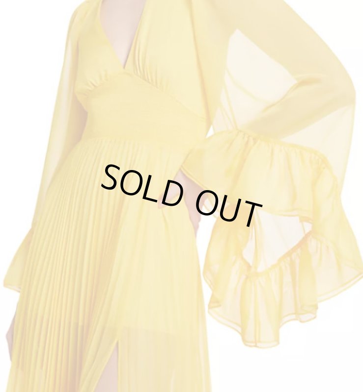 画像4: 【ニッキーヒルトン愛用】Alice + Olivia アリスアンドオリビア　Selene ロングスリーブマキシドレス  01271 (4)