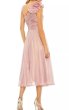 画像3: Mac Duggal マックドゥガル　Rosette One Shoulder Tea Length Midi Dress　ローズ (3)
