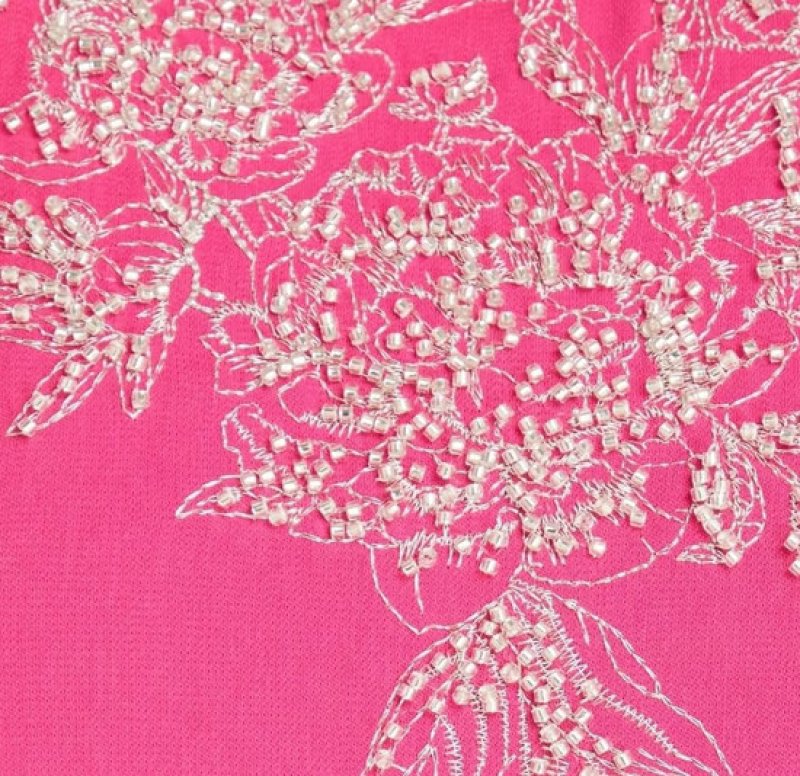 画像3: セール！ Marchesa Notte マルケッサノッテ  Crepe Kaftan Gown ピンク (3)