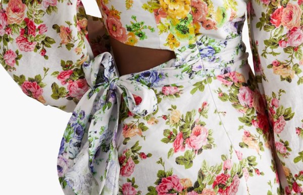 画像3: セール!Zimmermann ジマーマン  花柄ラッフルミニワンピース (3)