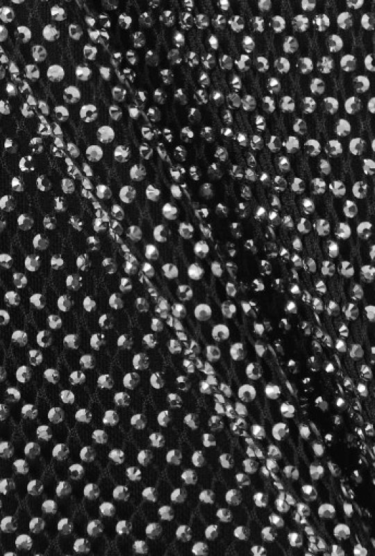 画像3: 【パリスヒルトン愛用】Self Portrait　セルフポートレート　Off-the-shoulder crystal-embellished fishnet  midi dress (3)