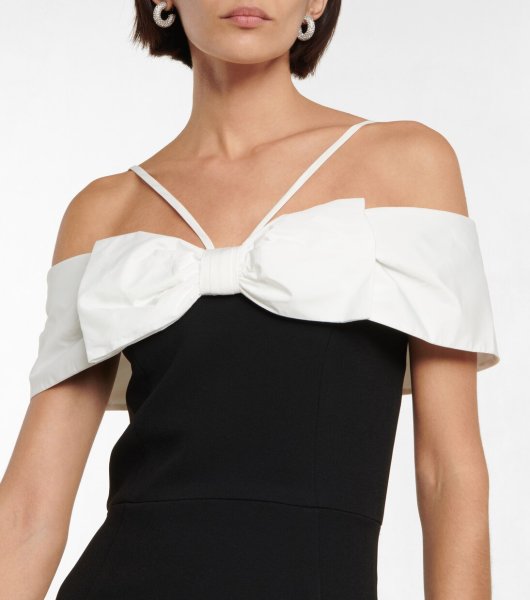 画像2: セール!Rebecca Vallance レベッカヴァランス  Hepburn Bow Midi Dress  02041 (2)