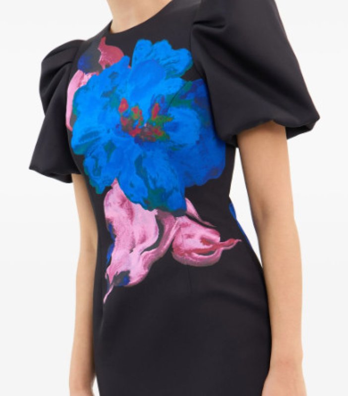 画像2: セール！【Zara Tindall愛用】Rebecca Vallance レベッカヴァランス  Acid Bloom midi dress  03011 (2)