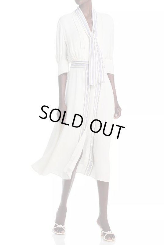 画像1: セール!【大谷真美子さん着用】BOSS  スカーフネックドレス　02281 (1)