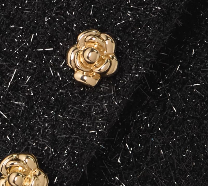 画像3: Self Portrait　セルフポートレート  Black Tinsel Boucle Jumpsuit  03181 (3)