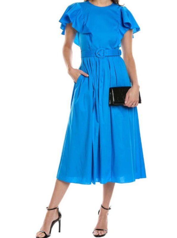 画像1: Diane von Furstenberg 　ダイアンフォンファステンバーグ　damon dress  ブルー　11303  (1)