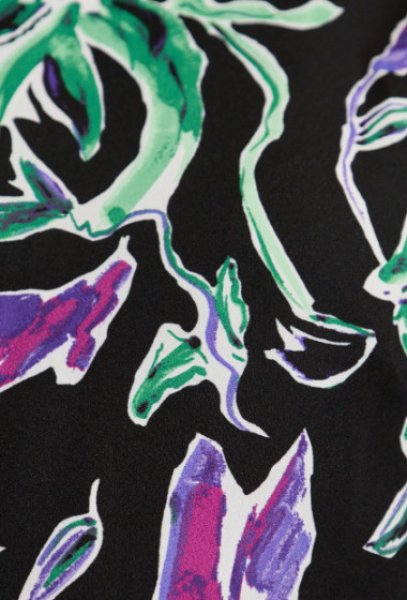 画像3: Diane von Furstenberg  ダイアンフォンファステンバーグ Nella 花柄ドレス Tulip Fields Violet Lg (3)