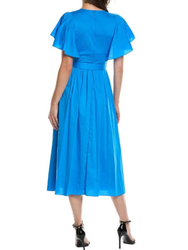 画像2: Diane von Furstenberg 　ダイアンフォンファステンバーグ　damon dress  ブルー　11303  (2)