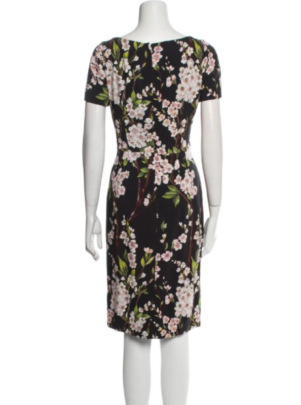 画像2: 限定販売！Dolce & Gabbana ドルチェ&ガッバーナ   桜柄ドレス  03121 (2)