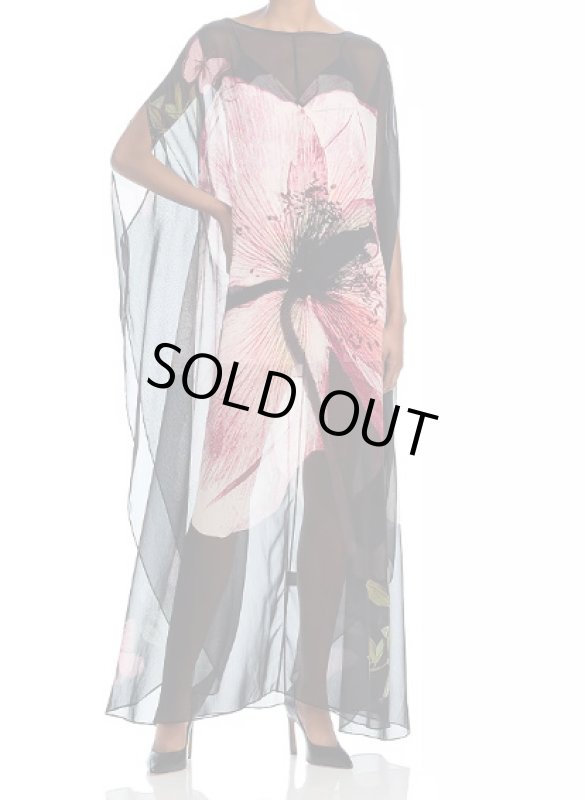 画像2: 再販売セール！Alice + Olivia アリスアンドオリビア　 LINN CAPE MAXI DRESS  04272 (2)