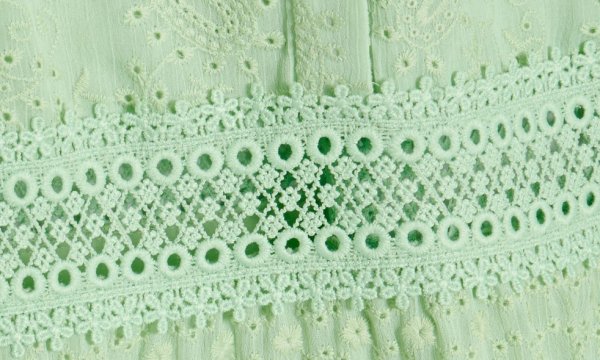 画像3: Alice + Olivia アリスアンドオリビア　 Blakesley broderie anglaise mini dress  04045 (3)