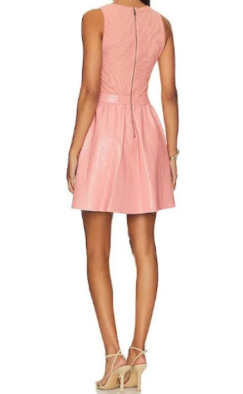 画像3: Alice + Olivia アリスアンドオリビア　Chara Faux Leather Mini Dress  (3)