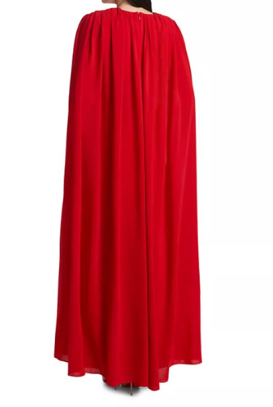 画像3: セール！Alice + Olivia アリスアンドオリビア　Zenaida Cape Gown  04121 (3)