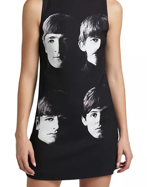 画像3: セール!Alice + Olivia x The Beatles アリスアンドオリビア  Clyde Shift Dress  Fab Four 12112 (3)