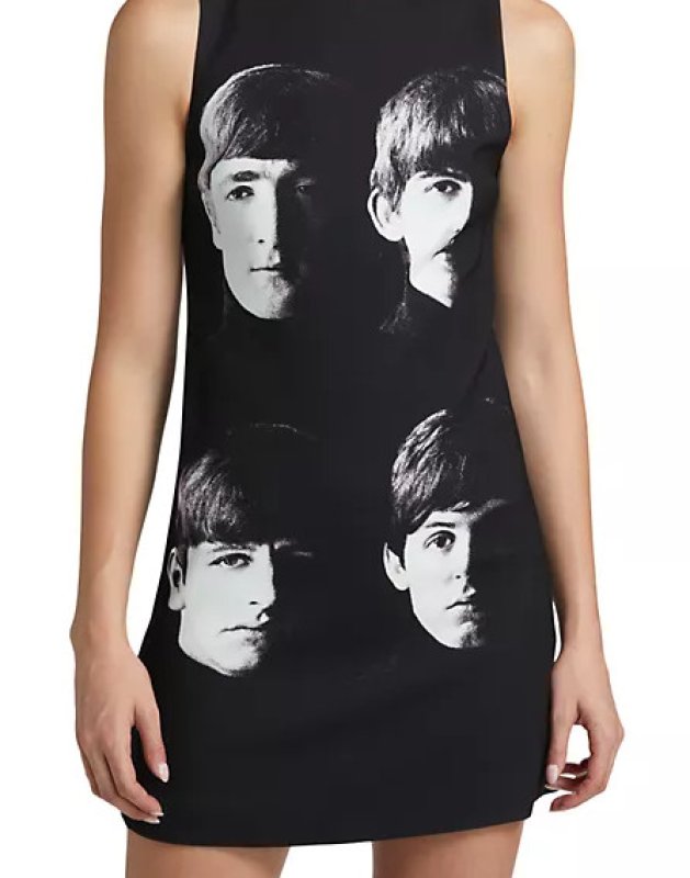 画像3: セール！Alice + Olivia x The Beatles　アリスアンドオリビア  Clyde Shift Dress  Fab Four　12112 (3)
