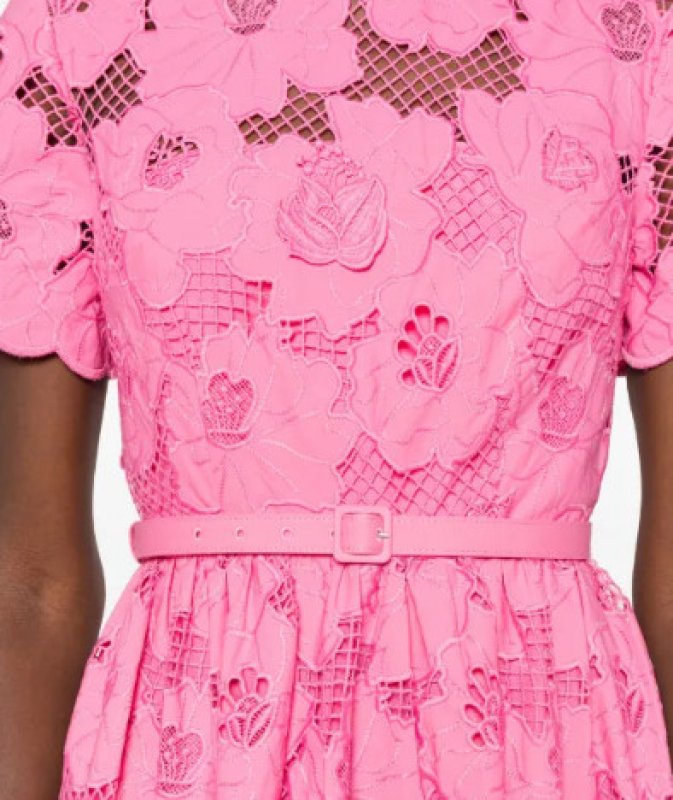 画像3: 限定セール！Self Portrait　セルフポートレート　Cotton-blend lace midi dress (3)