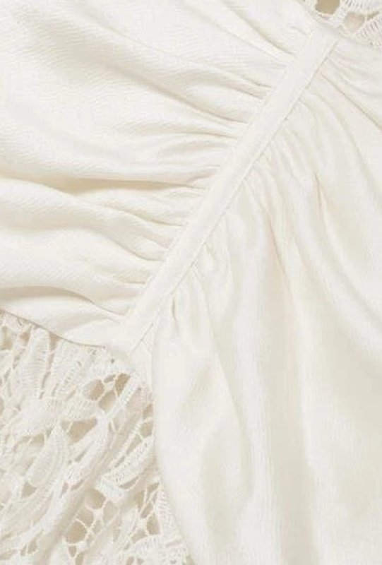 画像5: Self Portrait　セルフポートレート　 Satin Paneled Lace Midi Dress  (5)