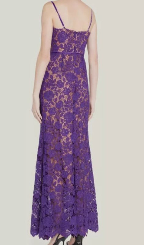 画像4:  セール！Marchesa Notte マルケッサノッテ　Laced Sleeveless Scoop Neck Gown (4)