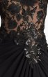 画像4: Tadashi Shoji タダシショージ   Dresden Draped Sequin Embroidered Gown 　ブラック (4)