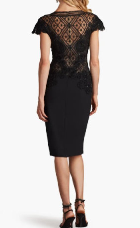 画像2: Tadashi Shoji タダシショージ  Madigan Cocktail Dress  ブラック (2)