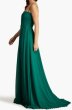 画像3: Tadashi Shoji  タダシショージ   Monte Chiffon Overlay Embroidered Gown　グリーン (3)