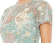 画像4: セール！Mac Duggal マックドゥガル　Embellished Illusion Butterfly Sleeve Midi Dress グリーン系 (4)
