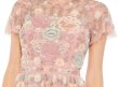 画像2: セール！Mac Duggal マックドゥガル　Embellished Illusion Butterfly Sleeve Midi Dress  ピンク系 (2)