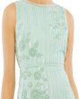 画像3: セール！Mac Duggal マックドゥガル　Striped Floral Embellish Sleeveless Midi Dress グリーン系  05151 (3)