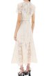 画像2: 【本田望結さん着用】Self Portrait　セルフポートレート　Cream Cord Lace Bow Midi Dress  05212 (2)
