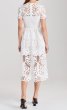 画像3: セール！【パリスヒルトン愛用】Self Portrait　セルフポートレート　Cotton Lace Button Midi Dress ホワイト (3)