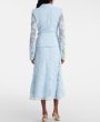 画像2: 限定セール！Self Portrait　セルフポートレート  Lace Tailored Midi Dress ブルー (2)
