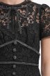 画像3: 【本田望結さん着用】Self Portrait　セルフポートレート　Black Cord Lace Bow Midi Dress (3)