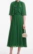 画像1: セール！Self Portrait　セルフポートレート　Chiffon Cape Midi Dress グリーン (1)