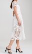 画像2: セール！【パリスヒルトン愛用】Self Portrait　セルフポートレート　Cotton Lace Button Midi Dress ホワイト (2)