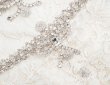 画像3: Self Portrait　セルフポートレート　Cream Lace Diamante Trim Midi Dress (3)