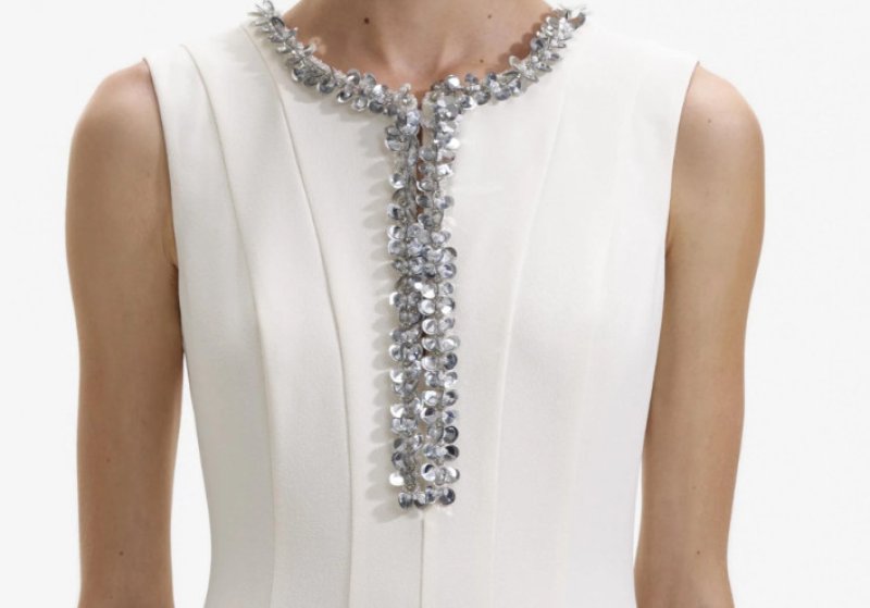 画像4: セール！Self Portrait　セルフポートレート　Crepe Embellished Midi Dress  06093 (4)