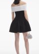 画像4: セール！ Self Portrait セルフポートレート　 Black Knit Bow Mini Dress (4)