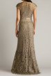 画像2: セール！Tadashi Shoji  タダシショージ　Miranda Sequin Embroidered Gown  Smoke Pearl  ベージュ系 (2)