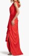 画像3: Tadashi Shoji タダシショージ  Lena ドレープワンショルダードレス　レッド系 (3)