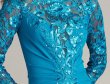 画像3:  Tadashi Shoji  タダシショージ　Whitley Sequin Embroidered Gown  ブルー   (3)