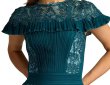 画像4: Tadashi Shoji  タダシショージ  Althea Sequin Embroidered Gown   グリーン系  (4)