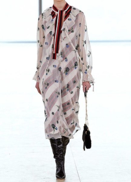 画像6: セール!Tory Burch トリーバーチ Contrast Slip Dress (6)