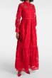 画像1: Self Portrait　セルフポートレート　Red Cotton Lace Maxi Dress 03262 (1)