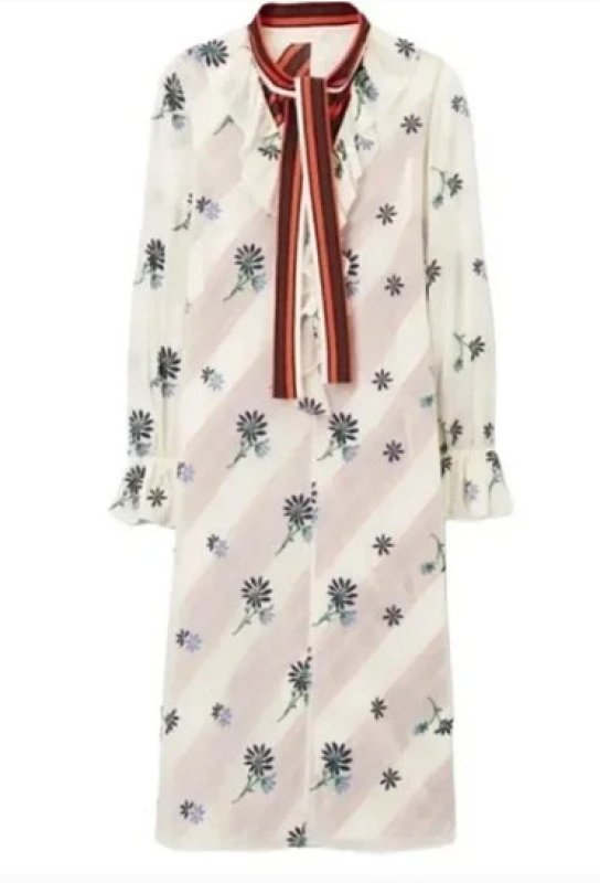 画像5: セール！Tory Burch トリーバーチ　Contrast Slip Dress (5)