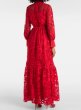 画像2: Self Portrait　セルフポートレート　Red Cotton Lace Maxi Dress 03262 (2)