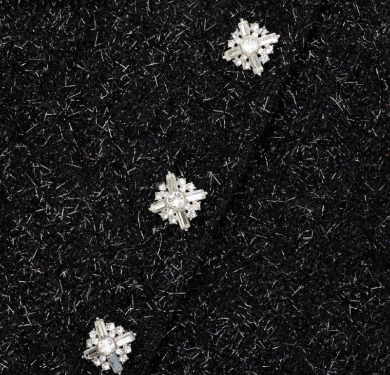 画像3: Self Portrait　セルフポートレート  Tinsel Boucle Buttoned Midi Dress (3)