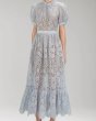画像1: レア！【ベアトリス王女愛用】Self Portrait　セルフポートレート　Blue Guipure Lace Midi Dress  (1)