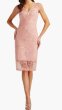 画像1: Tadashi Shoji  タダシショージ   Evonne Embroidered Dress  ピンク系 (1)