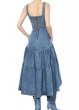 画像2: Alice + Olivia アリスアンドオリビア　Diana Tiered Denim Dress (2)